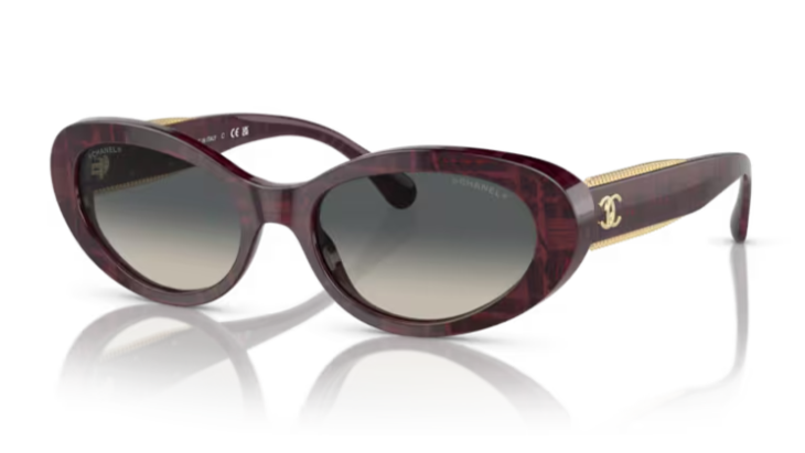 CHANEL サングラス 5515-A ブラック CHANEL 5515 Sunglasses